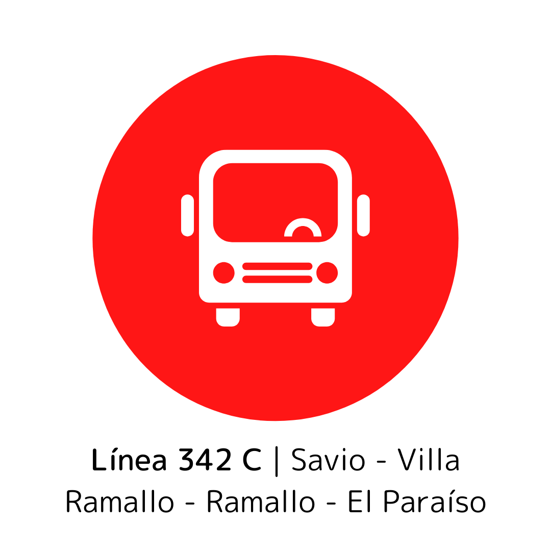 Línea 342 C | Savio - Villa Ramallo - Ramallo - El Paraíso